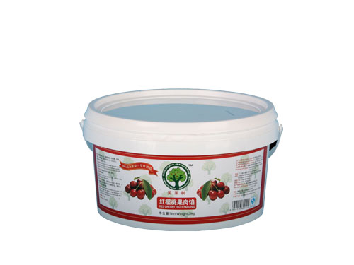 Red cherry fruit meat